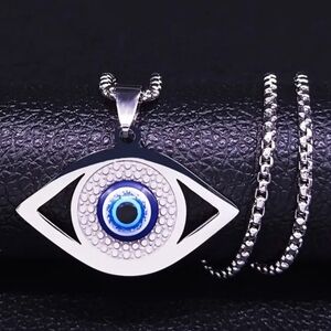 Titanium Steel Evil Eye Necklace